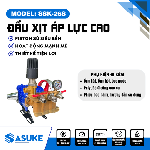 Đầu xịt áp lực cao SSK-26S
