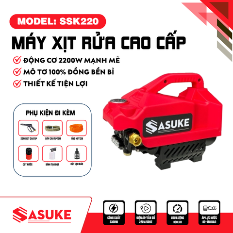 Máy xịt rửa xe cao cấp SSK220