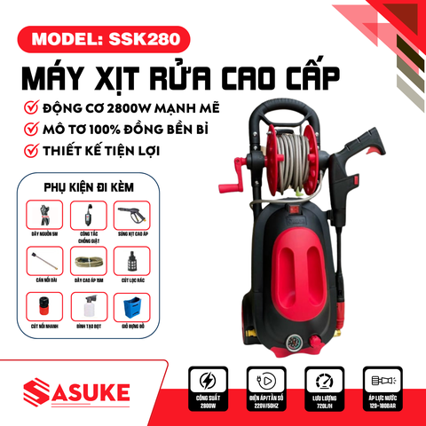 Máy xịt rửa xe cao cấp SSK280