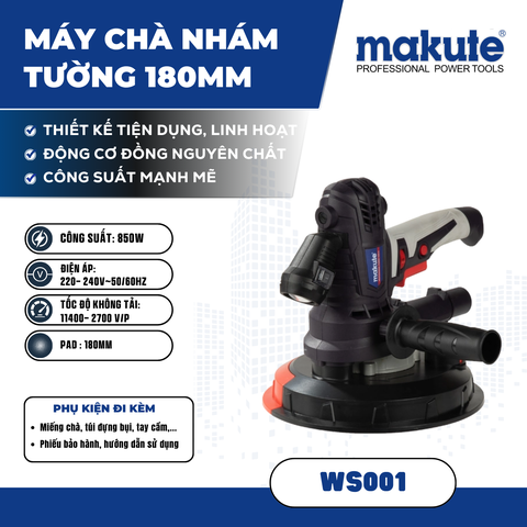 MÁY CHÀ NHÁM TƯỜNG WS001