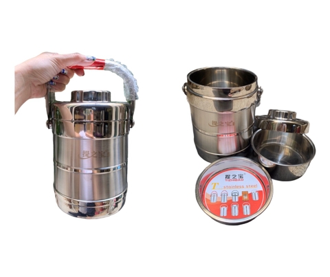 GAMEN GIỮ NHIỆT INOX 304 3 NGĂN TIỆN DỤNG