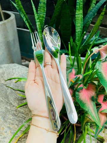 BỘ MUỖNG NĨA ĂN CƠM INOX 304