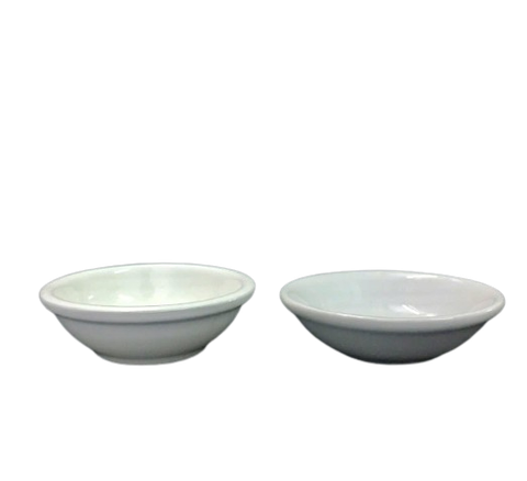 DĨA TƯƠNG SỨ TRẮNG 9CM