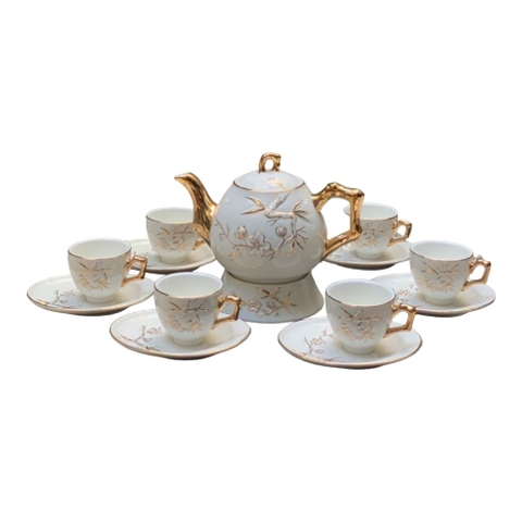 TÁCH TRÀ 7 DĨA MAI VÀNG 273