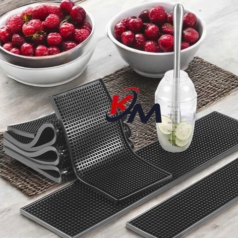Thảm bar cao su dày dặn, cao cấp chuyên dụng cho công việc pha chế, quán cà phê, trà sữa