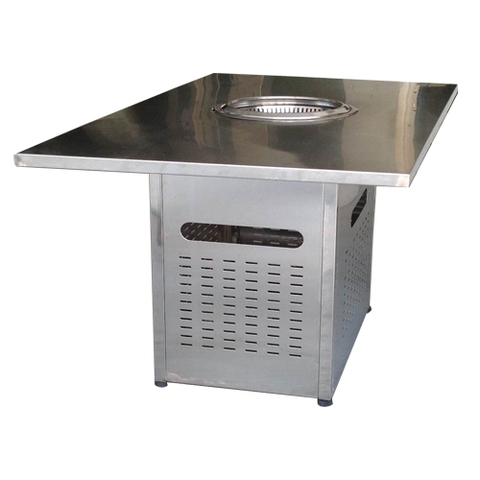 Bàn lẩu nướng mặt đá