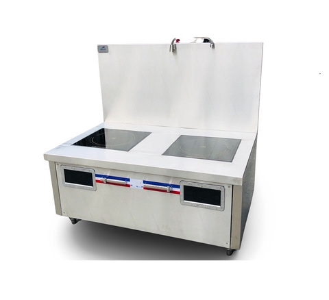 Bếp từ công nghiệp mặt phẳng đôi