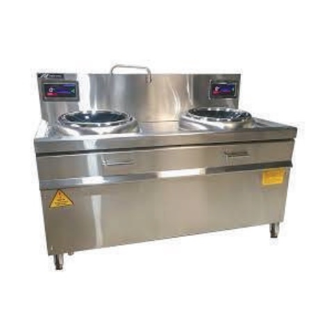 Bếp từ công nghiệp mặt lõm đôi