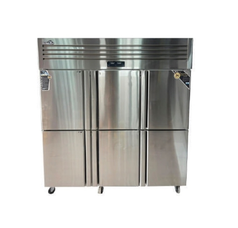 Tủ đông Inox 6 cánh