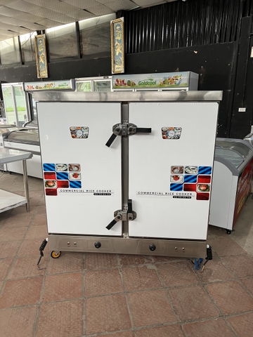 Tủ Nấu Cơm Công Nghiệp 24 Khay Ga