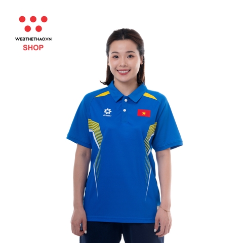Áo polo đội tuyển Olympic VN24 "Xanh" MJ-AJ1419-02 - Hàng Chính Hãng