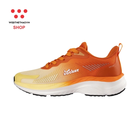 Giày chạy bộ Nam Nữ Zocker Ultra Light "Pale Yellow / Orange" KOJI00000464 - Hàng Chính Hãng