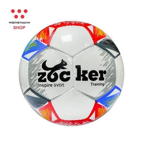 Bóng luyện tập bóng đá size 5 Zocker Inspire size 5 da SVD - Hàng Chính Hãng