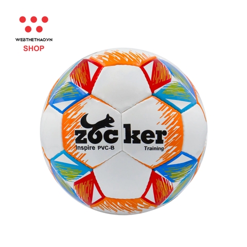Bóng luyện tập bóng đá size 4 Zocker Inspire size 4 da PVC (PVC-B) - Hàng Chính Hãng