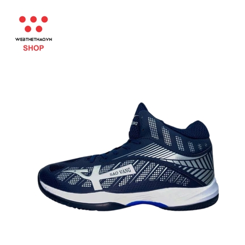 Giày bóng chuyền Sao Vàng 301 "Đen Bạc" SV301-20 - Hàng Chính Hãng