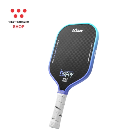 Vợt Pickleball Zocker Happy HP03 Premium Quality "Purple Gradient" HP03-03 - Hàng Chính Hãng