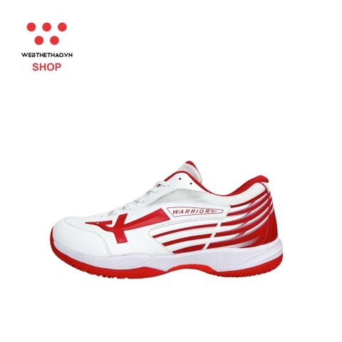 Giày Bóng Chuyền Sao Vàng Warrior "Trắng Đỏ" SV-W-01 - Hàng Chính Hãng