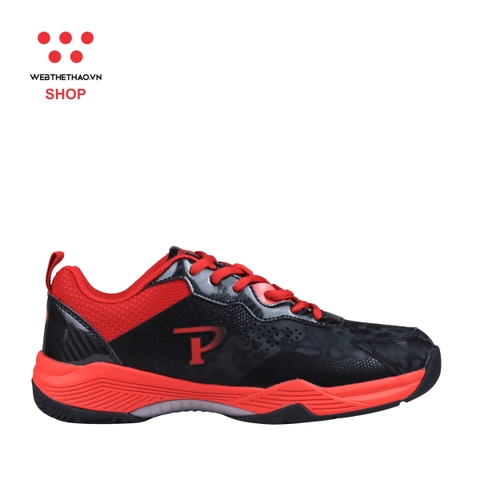 Giày Cầu Lông / Bóng Chuyền Động Lực Promax "Black/Red" PR-241023-04 - Hàng Chính Hãng