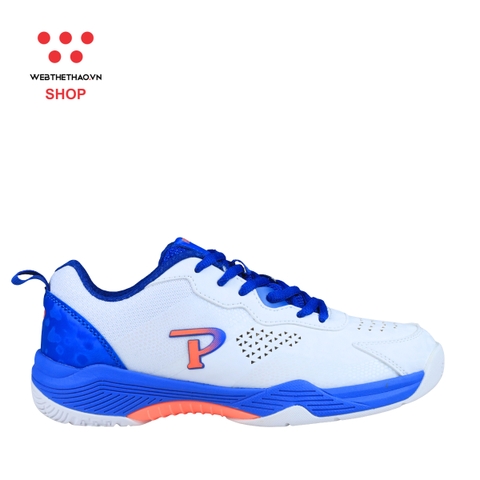 Giày Cầu Lông / Bóng Chuyền Động Lực Promax "White/Blue" PR-241023-06 - Hàng Chính Hãng