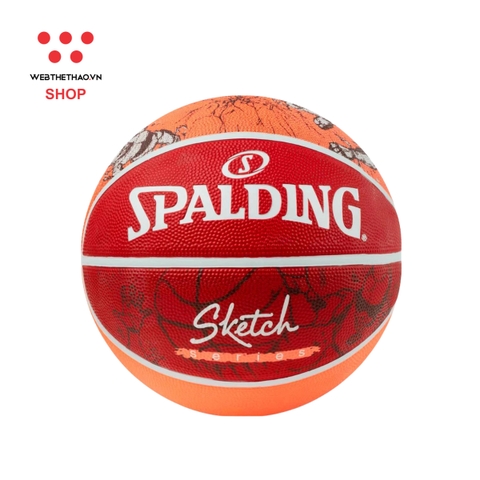 Bóng rổ Spalding Sketch Dribble – Indoor/Outdoor Size 7 84-381z - Hàng Chính Hãng