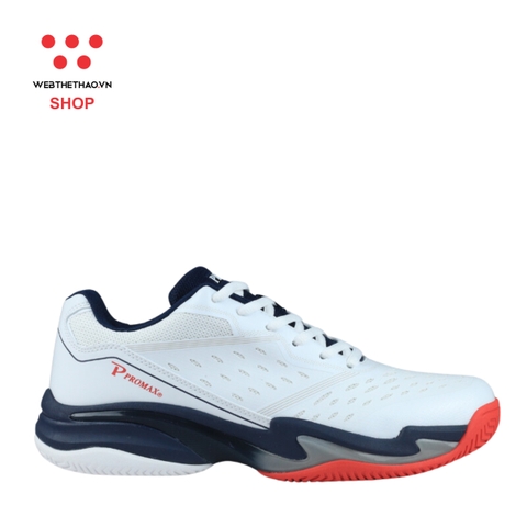 Giày thể thao Pickleball Promax PI86 "White/Navy" DL-PI86-03 - Hàng Chính Hãng