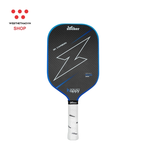 Vợt Pickleball Zocker HP02 Plus Gen 2 Super Quality "Blue" HP02-PLUS-03 - Hàng Chính Hãng