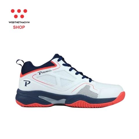 Giày thể thao Nam Nữ Promax Muran "White/Red" PR-MURAN-02 - Hàng Chính Hãng