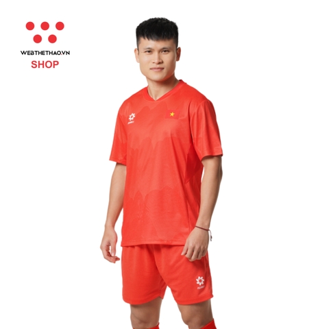 Bộ luyện tập Đội tuyển Bóng đá Quốc gia 2025 "Orange" MJ-E3053-133 - Hàng Chính Hãng