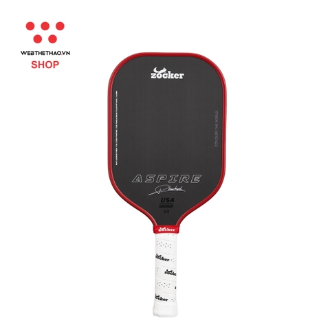 Vợt Pickleball Zocker Aspire x Phúc Huỳnh "Red" ZAxPH-01 - Hàng Chính Hãng