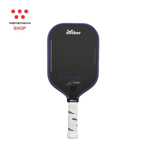 Vợt Pickleball Zocker Aspire x Phúc Huỳnh "Purple" ZAxPH-02 - Hàng Chính Hãng