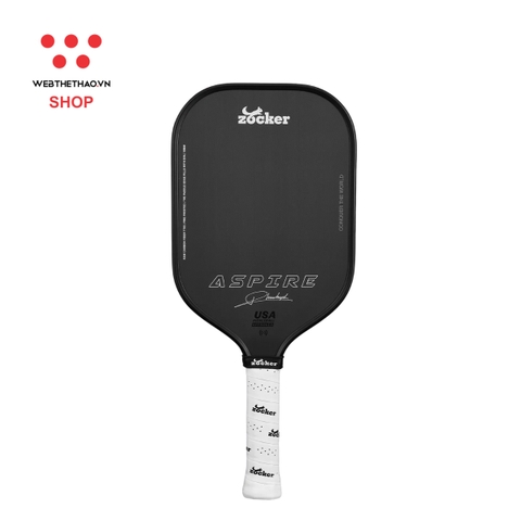 Vợt Pickleball Zocker Aspire x Phúc Huỳnh "Black" ZAxPH-05 - Hàng Chính Hãng