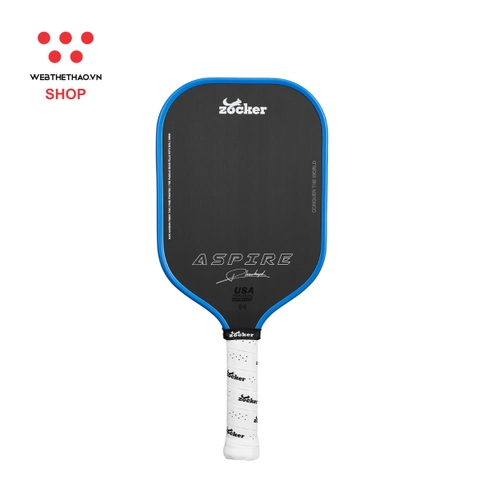 Vợt Pickleball Zocker Aspire x Phúc Huỳnh "Blue" ZAxPH-06 - Hàng Chính Hãng