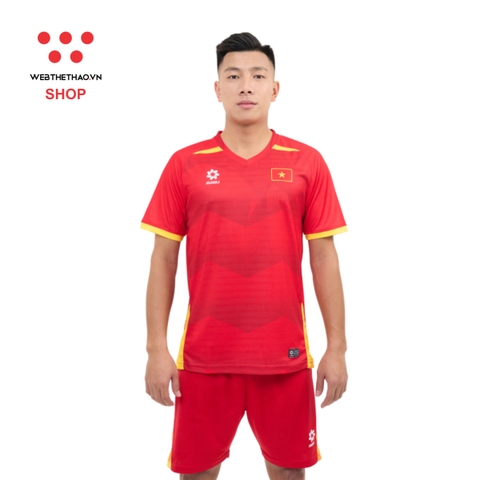Áo thi đấu Đội tuyển bóng đá Quốc gia 2025 (bản FAN) màu "Đỏ" MJ-A4054-03 - Hàng Chính Hãng