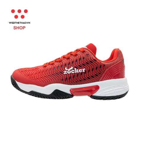 Giày Pickleball Nam/Nữ Zocker Aspire "Red" Z-Aspire-02 - Hàng Chính Hãng
