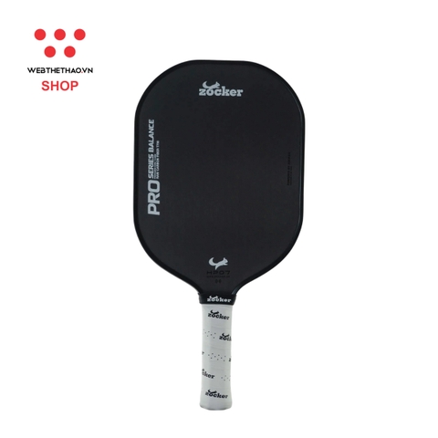 Vợt Pickleball Zocker Happy HP07 Pro Series Balance "Black" HP07-B - Hàng Chính Hãng
