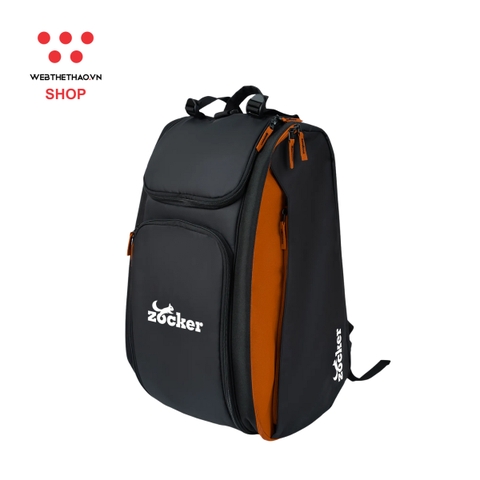 Balo Thể Thao Pickleball Zocker Chuyên Nghiệp BL-VDV0526 "Cam" - Hàng Chính Hãng
