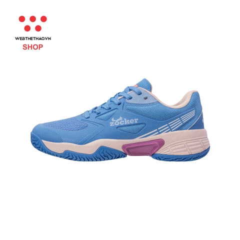 Giày Thể Thao Pickleball Zocker Aspire Speed "Xanh/Tím" Z-AspireS-03 - Hàng Chính Hãng