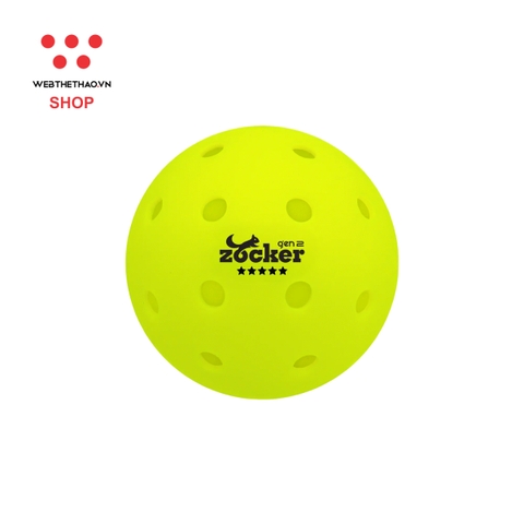 Quả bóng thi đấu Pickleball Zocker Five Star Gen 2 ZB-5SG2 - Hàng Chính Hãng
