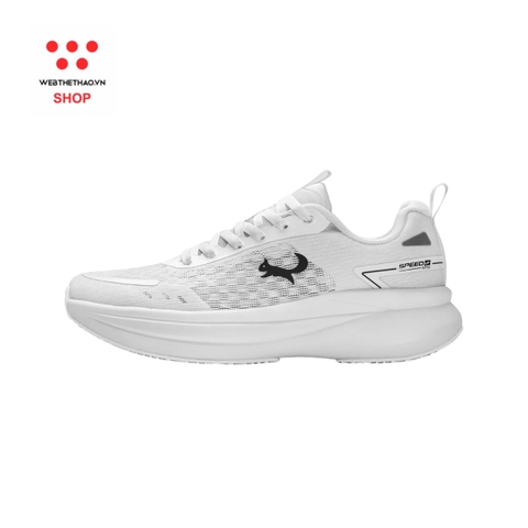 Giày Chạy Bộ Nam Nữ Zocker Speed Up Gen 2 màu "Trắng" Z-SU-G2-02 - Hàng Chính Hãng
