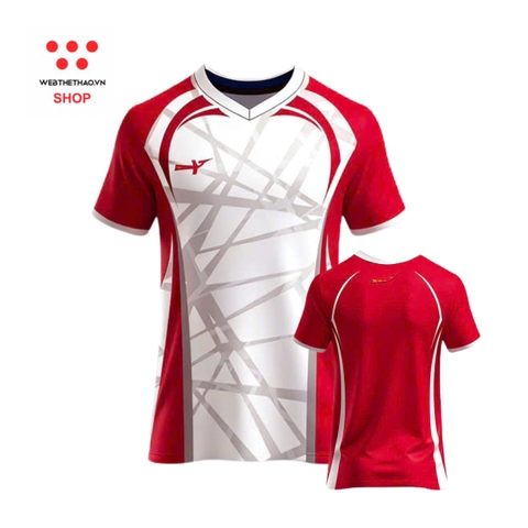 Bộ quần áo bóng chuyền Sao Vàng Bứt Phá màu "Đỏ" SV-BP-02 - Hàng Chính Hãng