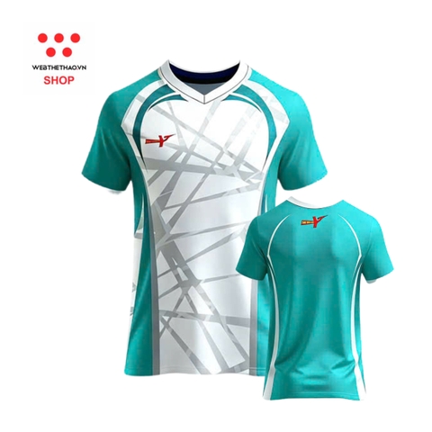 Bộ quần áo bóng chuyền Sao Vàng Bứt Phá màu "Xanh Ngọc" SV-BP-04 - Hàng Chính Hãng