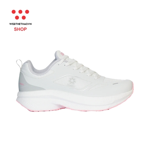 Giày thể thao chạy bộ Nữ Jogarbola Hoku X "White/Pink" JG-HOKU-06 - Hàng Chính Hãng