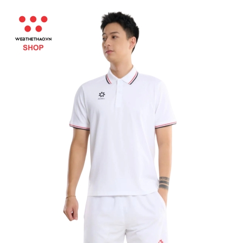 Áo polo thể thao Jogarbola màu "Trắng Đỏ" MJ-AJ1605-02 - Hàng Chính Hãng