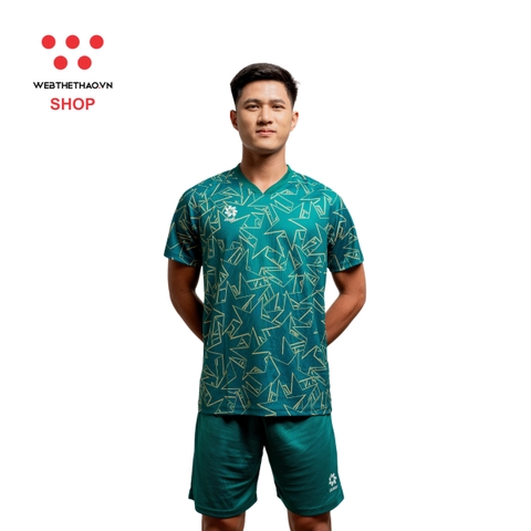 Bộ quần áo tập luyện đội tuyển quốc gia Việt Nam 2024 "Xanh Lá" MJ-0424.b01-01  - Hàng Chính Hãng