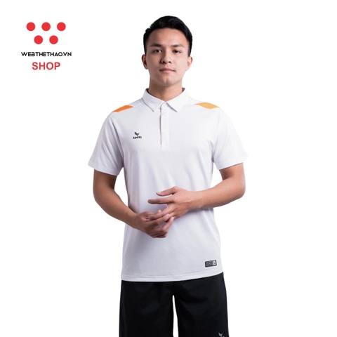 Áo polo thể thao Kamito Racer "Trắng" KMAP221722-03 - Hàng Chính Hãng