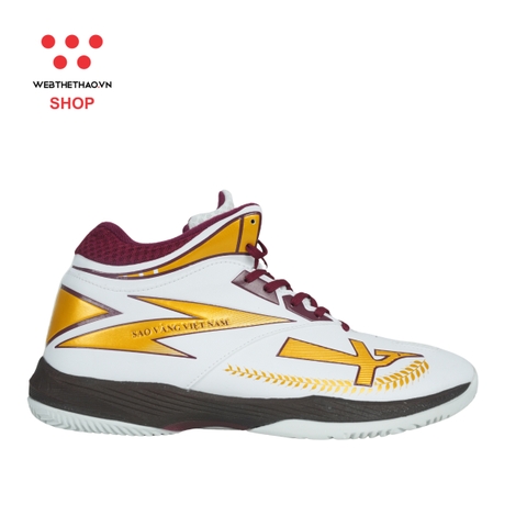 Giày bóng chuyền Sao Vàng 301 Plus "Trắng" SV301P-02 - Hàng Chính Hãng