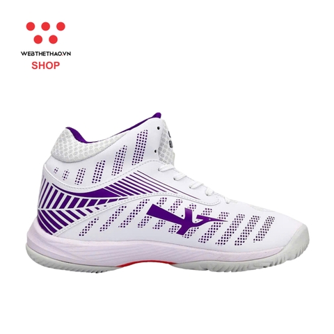 Giày bóng chuyền Sao Vàng 301 "Trắng Tím" SV301-22 - Hàng Chính Hãng