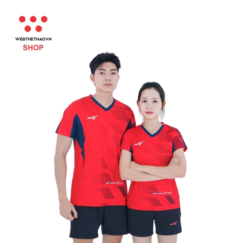Bộ quần áo thi đấu Chinh Phục Sao Vàng "Đỏ" SV-CP-03 - Hàng Chính Hãng