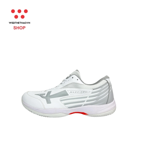 Giày Bóng Chuyền Sao Vàng Warrior "Trắng Xám" SV-W-03 - Hàng Chính Hãng