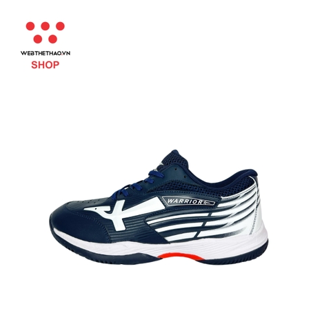 Giày Bóng Chuyền Sao Vàng Warrior "Đen Trắng" SV-W-04 - Hàng Chính Hãng